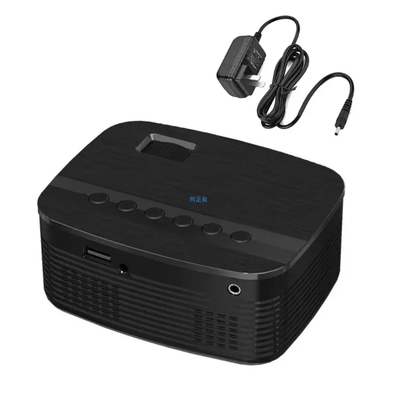 

New T11 Small Projector Highly 1080P Support For USB And Headphnes Outdoor Movie Home Theaters Projection Good