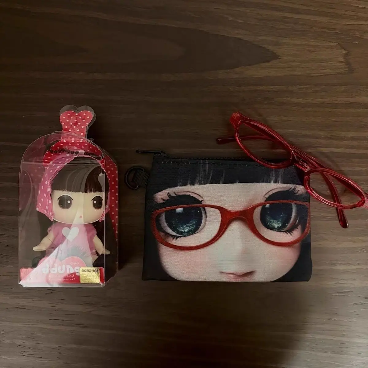 Pochette de rangement pour filles style anime, porte-monnaie au design unique, accessoire souple, breloque élégante et ornement unique