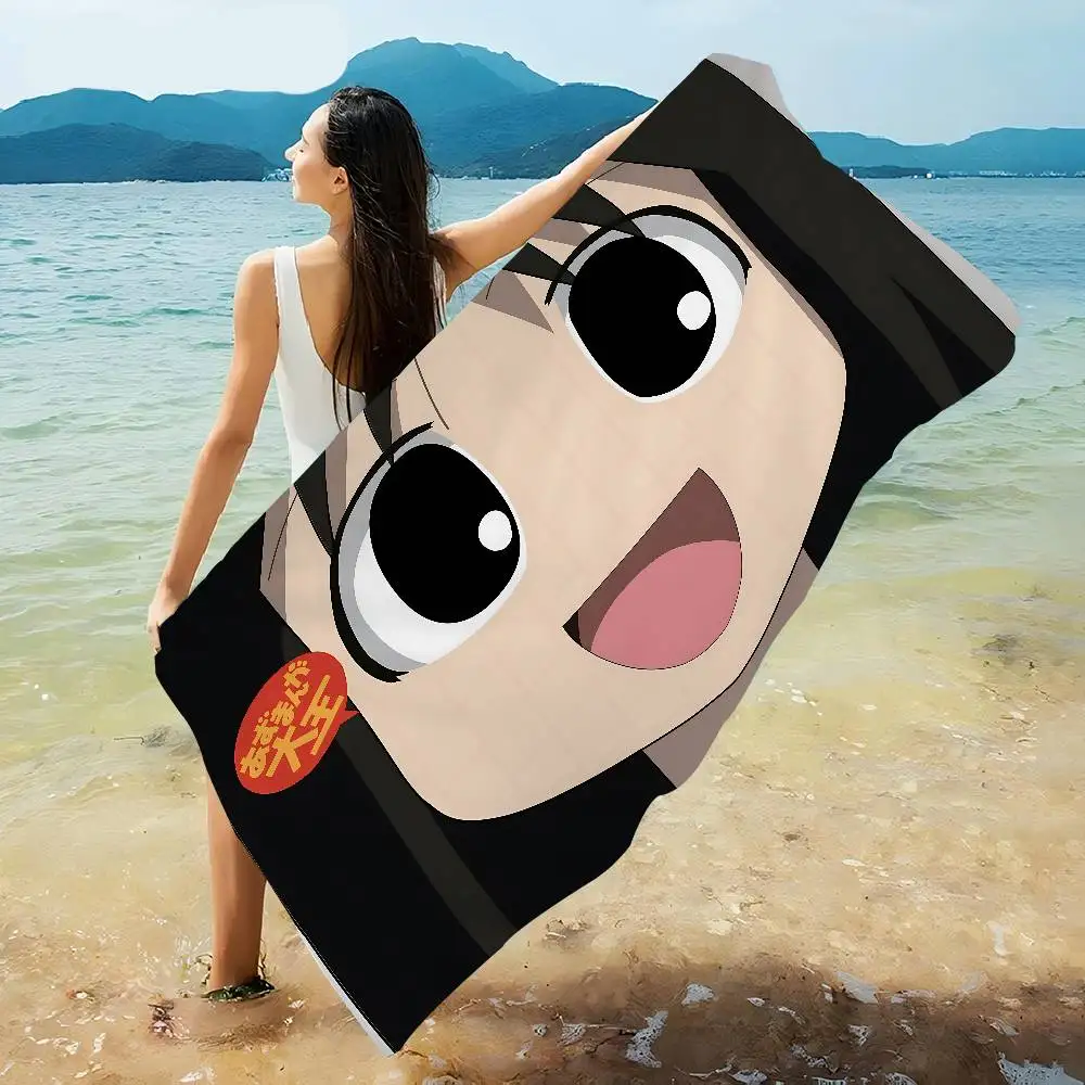 Azumanga Daioh Osaka Ayumu Beach Towel Colorful Bath Towels for Girl Microfiber Quick Dry Custom Sand Free Beach Yoga Spa Gym
