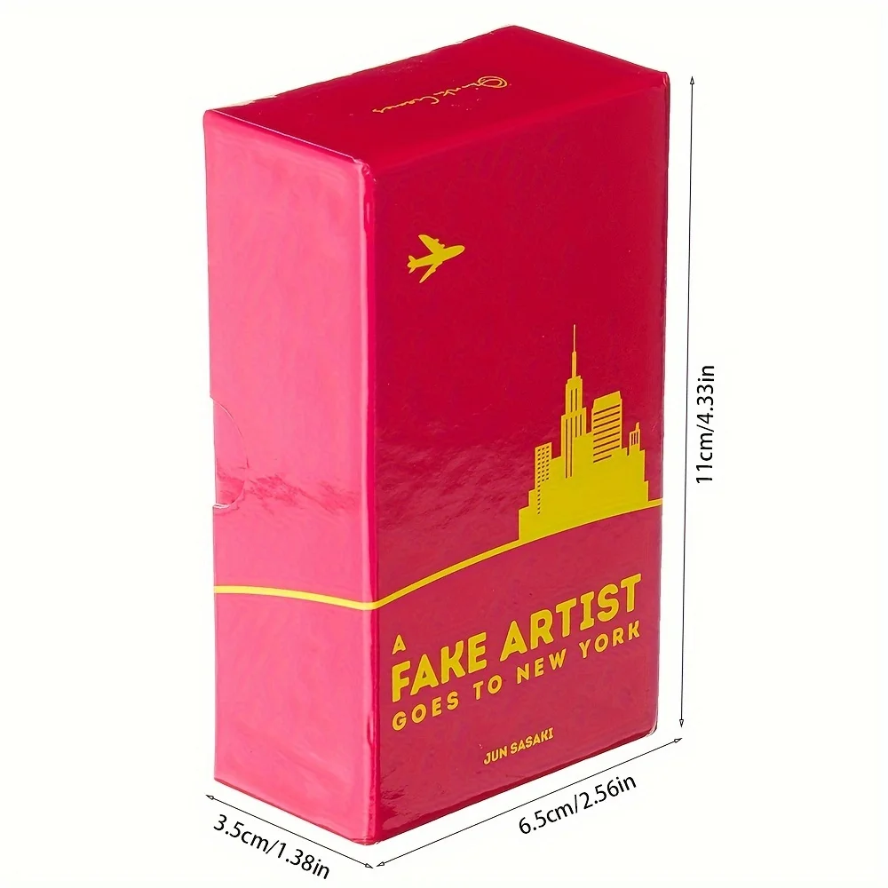 New York Fake Artist Storytelling Card Game - SCOUT Fun Drawing Party Game For 5-10 Players Perfect For Gatherings & Travel Fun