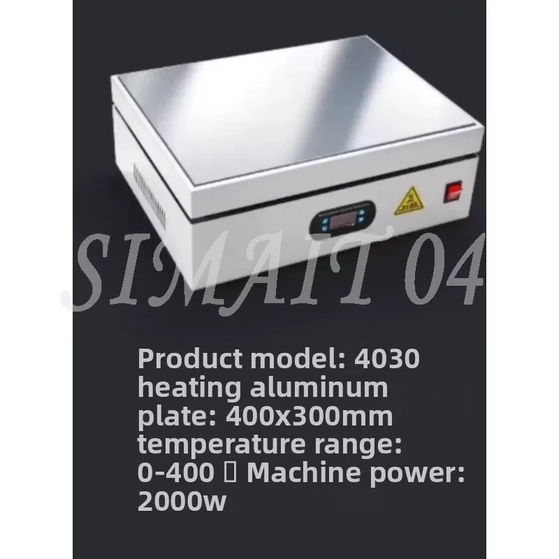 300 * 400Mm Digital Display Heating Table Constant Temperature Adjustable Temperature Electric Heating Plate Preheating Table