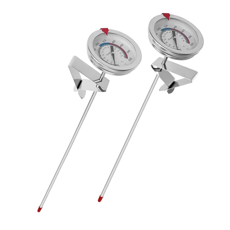 EYFL-Candy Oil Thermometer Deep Fry Thermometer Kit For Fring, With Pot Clip,12Inch Probe - For Tall Pots,Beef,Lamb, Meat Cookin