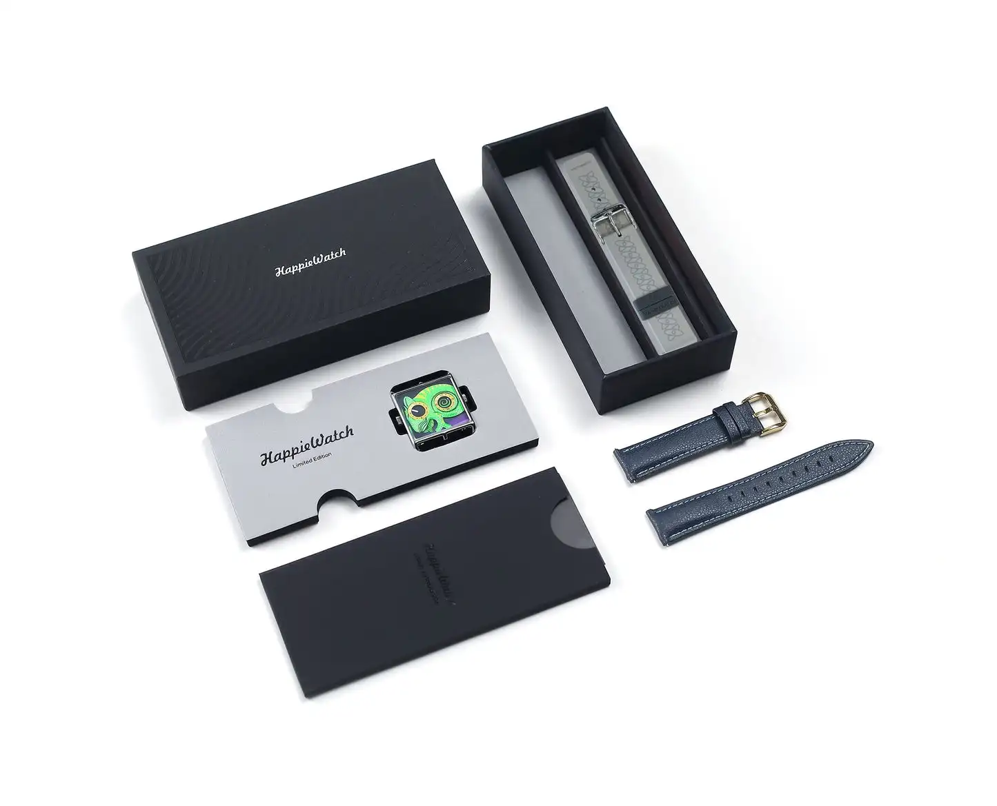 Happie Watch Romantic Luxury Couple Quartz Watches Steel Strap Waterproof Fashion Men's and Women's Watch Date Wristwatch