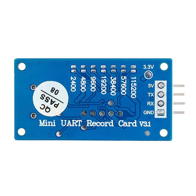 مسجل البيانات التسلسلي ABNO-Mini مع حامل بطاقة SD، وحدة تسجيل البيانات وتنسيق TXT