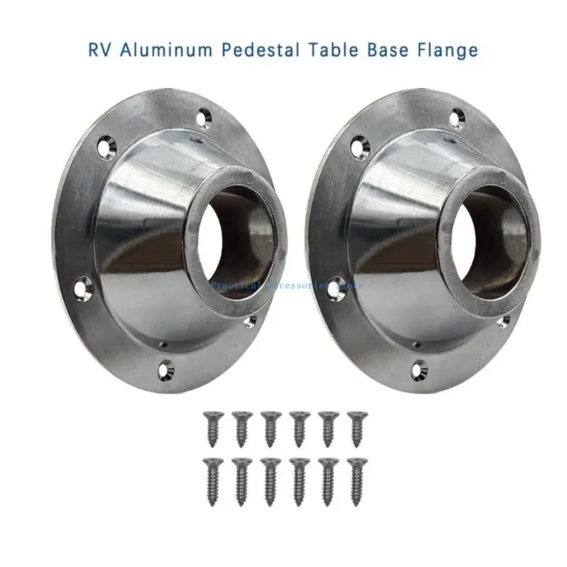 

U75E RVs Table Base Aluminum Pedestal Table And Floor Mounting Base With 6 Holes