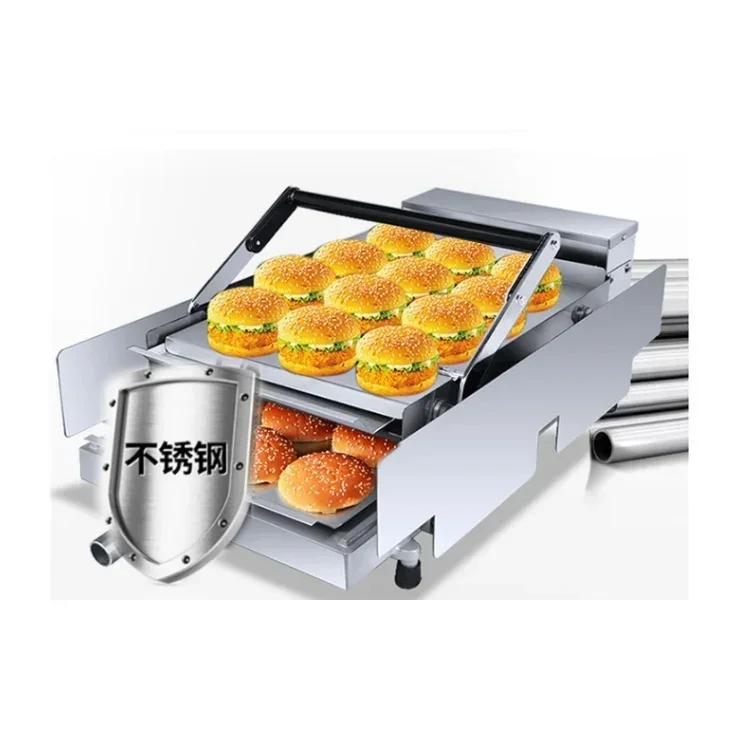 

China Wholesale Hamburger Press Burger Patty Maker Burger Bread Baking Machine