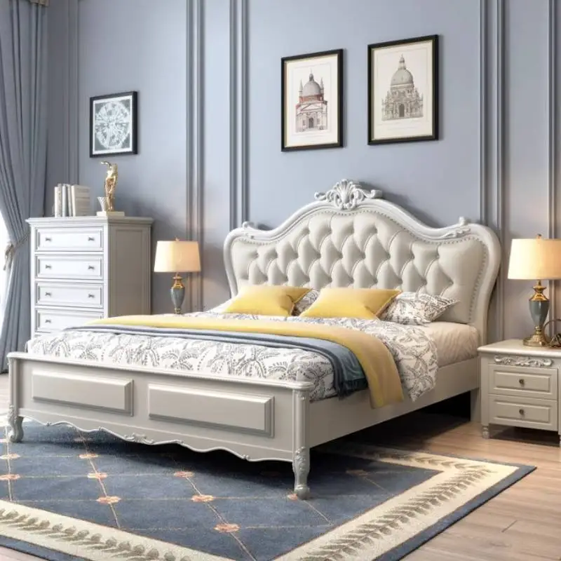 

Box Couples Double Bed Board Surround Large Young Luxury Household Double Bed Storage Modern Camas De Dormitorio Furniture Home