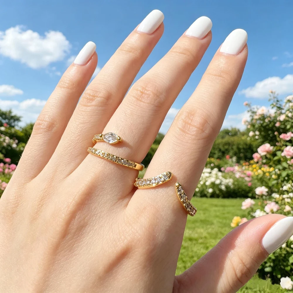 Minimalist Ring Stackable - Cincin Minimalis Ukuran Dapat Disesuaikan Tipis