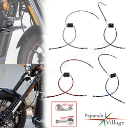 Motorcycle Braided Line Brake Line Kit ABS Master Cylinder For Harley Softail Low Rider ST FXLRST XL1200CX FXDR 114 FXDRS 19-24