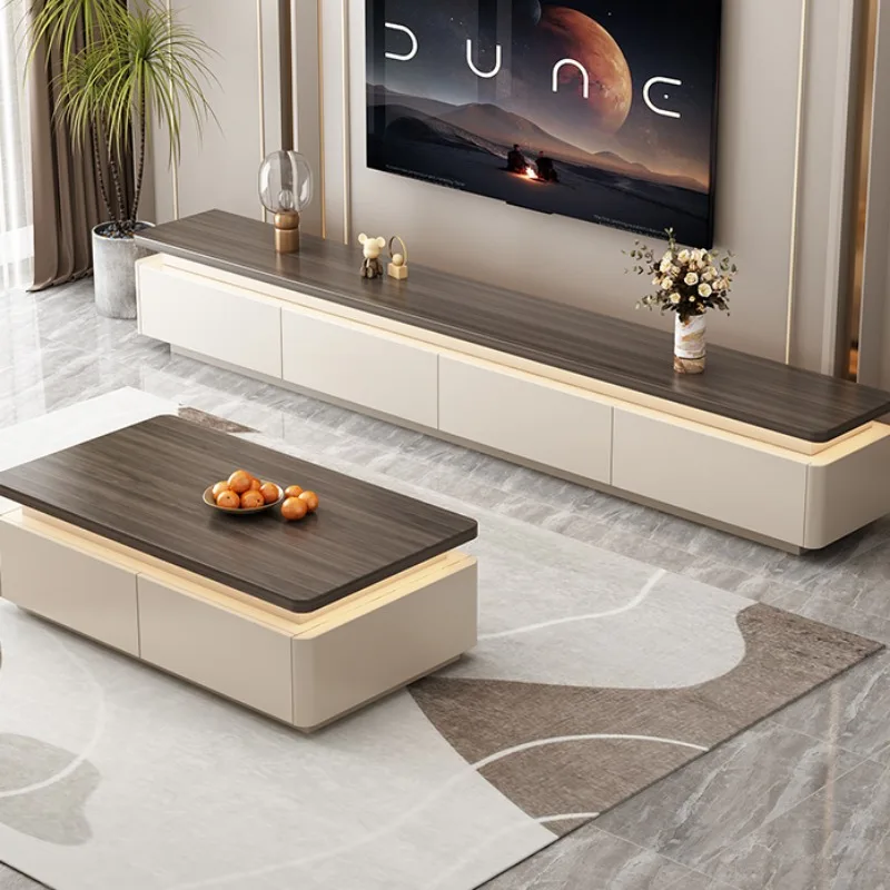 خمر القرون الوسطى تلفزيون خزانة طاولة القهوة مزيج المنزل الحديثة بسيطة طاولات التلفزيون غرفة المعيشة موبليس الفقرة El Hogar Meuble