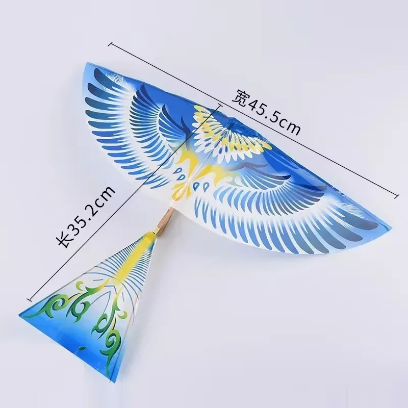 1PC New Flying Birds Kite Elastic Rubber Band Powered Flying Birds Kite Funny Kids Toy Gift