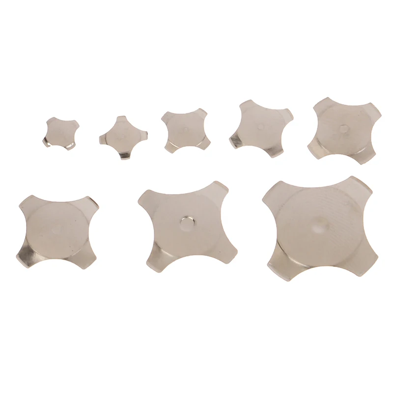 **20PCS 10 With Point Cross Shape Metal Dome Reset Switch 5 6 7 8.4 10 12 14 16 MM Membrane Switch SPST Momentary On/Off Tactile
