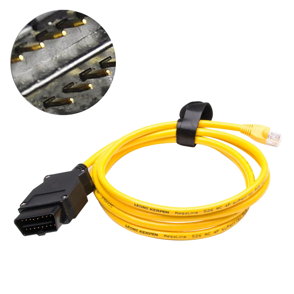 

16Pin OBD2 ENET Data Cable Network Cable Harness Interface Automobile Coaxial Speaker Audio Cables Line Fit for BM-W