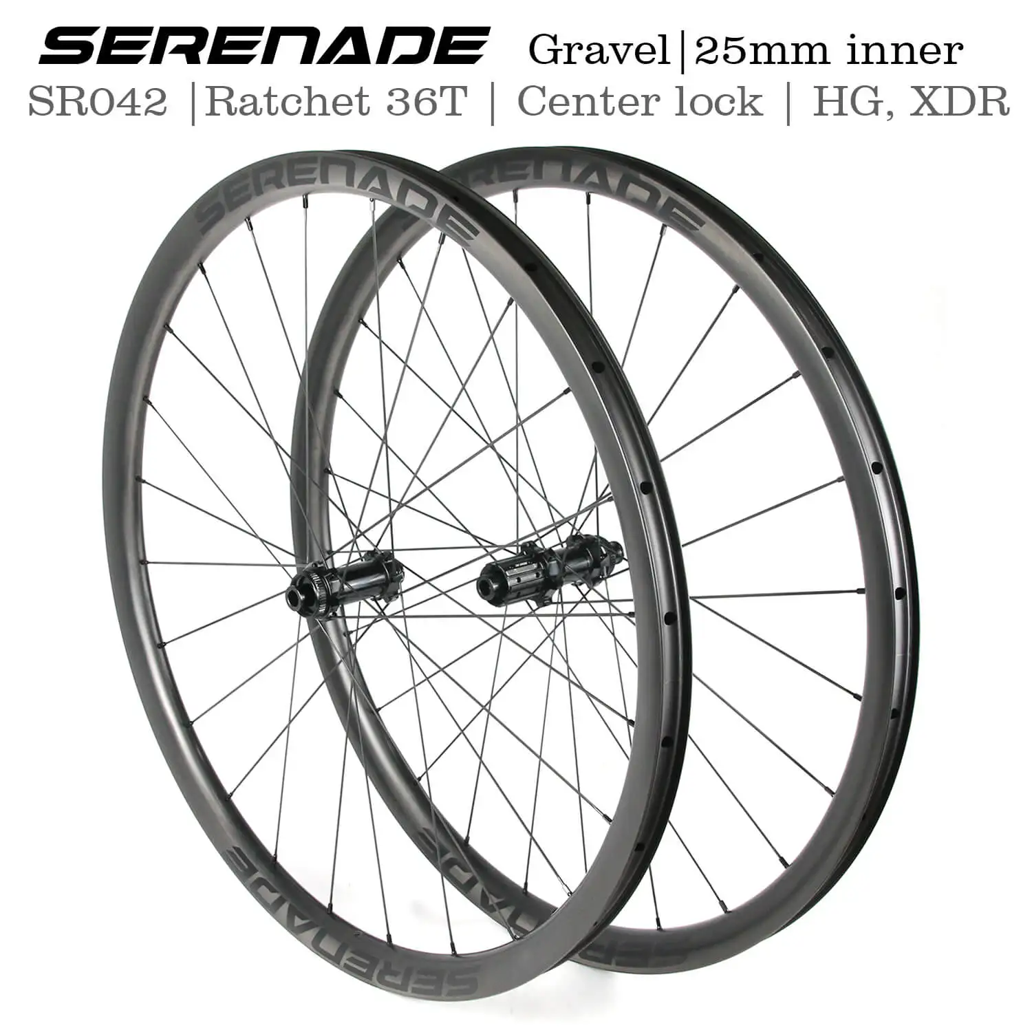 1190gr 30mm T800 Hookless Carbon Gravel Bike Wheelset Tubeless UD Paintless Rims Disc Brake Ratchet 36T Wheels SR042 Hub