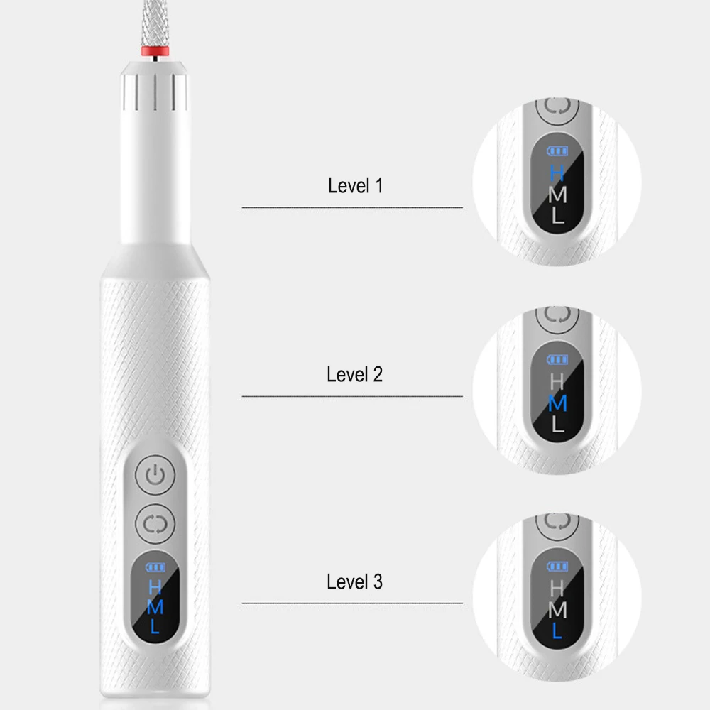 Wireless Portable Nail Care Tool: Home-Use Electric Nail File & Shaper Pen, Delicate Care Made Easy