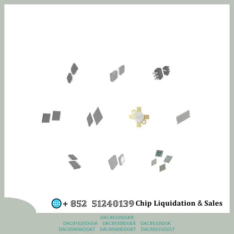 chip chip Integrated circuit chip MCU chip DAC8532IDGKR DAC8162SDGSR DAC8550IDGKR DAC8532IDGK DAC8560IADGKT DAC8560IDDGKT
