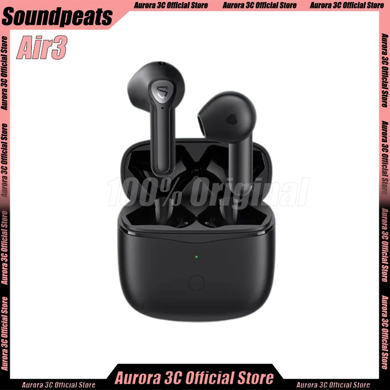 SoundPEATS Air3 Wireless Bluetooth Gaming Earphones In-Ear Earbuds Ipx4 Enc Waterproof Noise Reduction Sports Mini Headsets gif