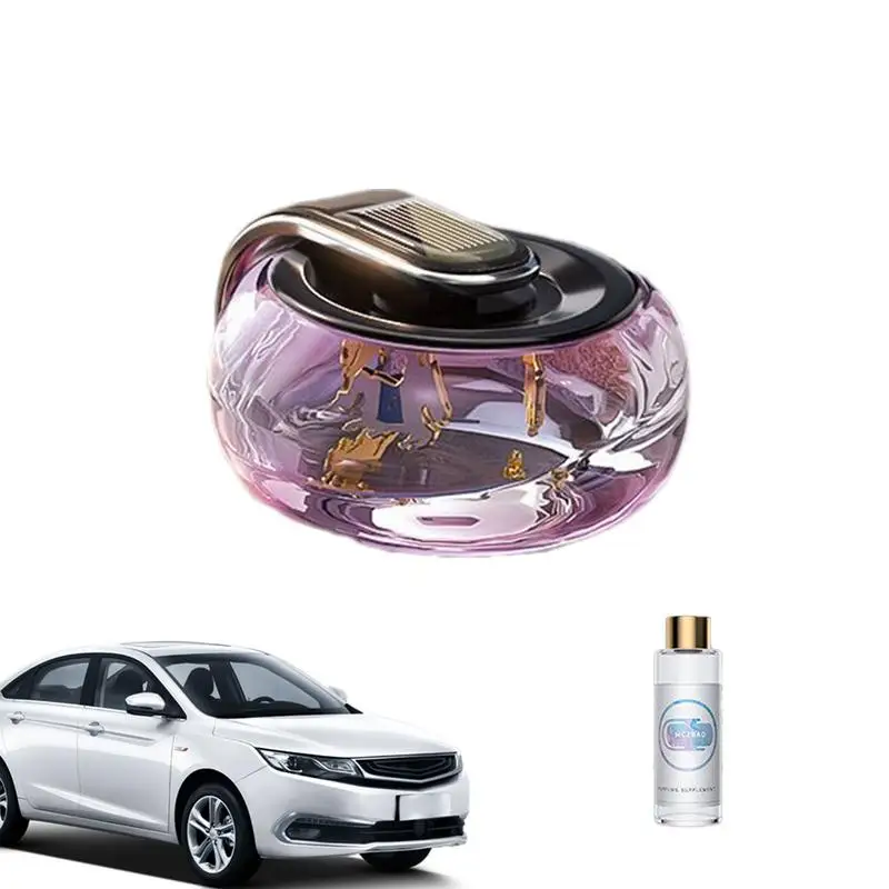 Car Air Freshener Diffuser Rotating Car Perfume Air Freshener Car Aromatherapy Multipurpose Car Dashboard Air Freshener For