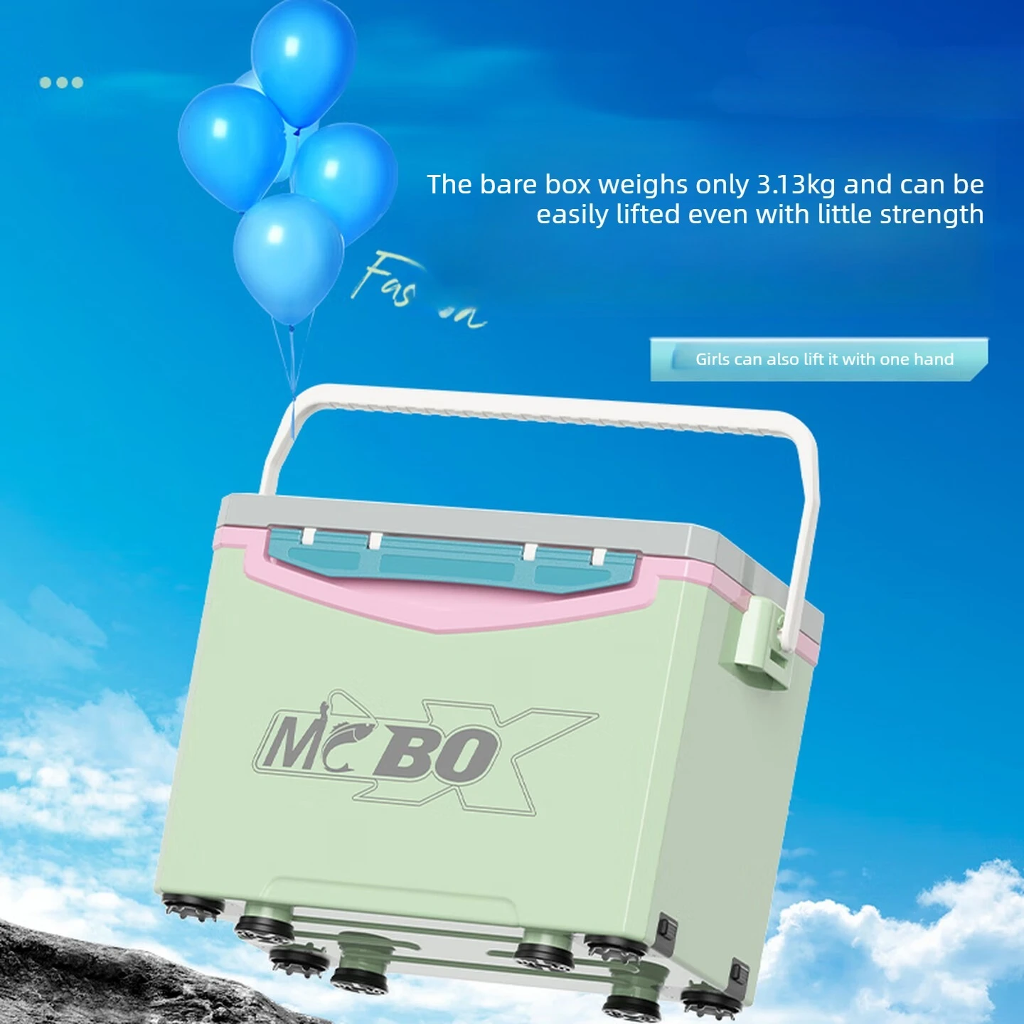 Compact Fishing Box Full Set Ultralight Flat Lid Multi Function Tackle Seat Storage for Bank Lake Outdoor Angling Use 낚시 박스