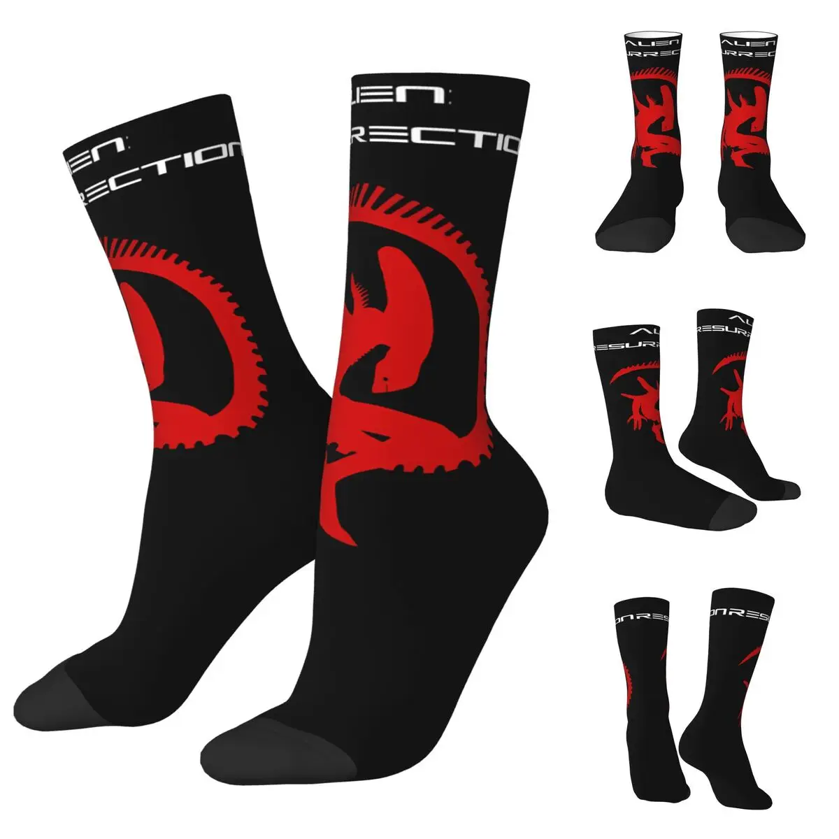 Xenomorph Essential Alien Men and Women printing Socks,lovely Applicable throughout the year Dressing Gift