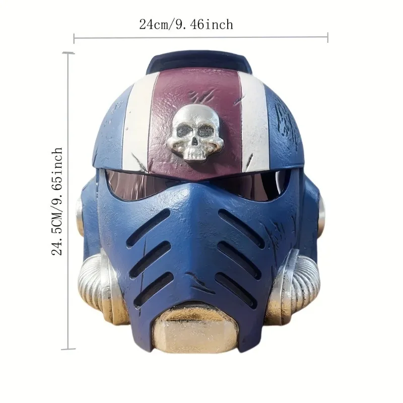 

2026 New Space Marines 2 Demetrian.Titus Mask Helmet Full Head Resin Masks Halloween Party Costume Prop Cosplay Accessories