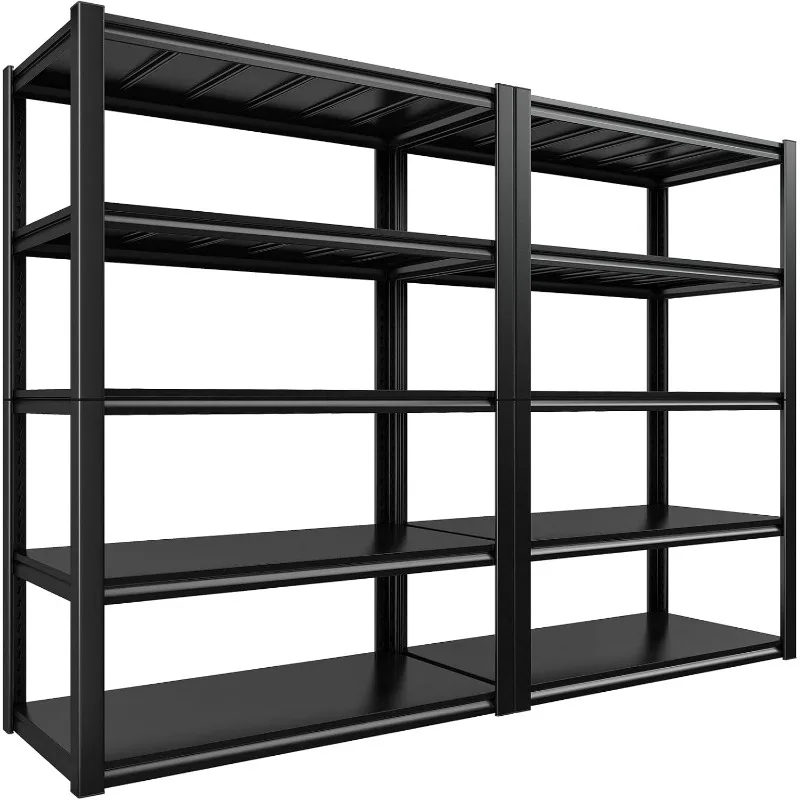 

48.2" W Storage Shelves Heavy Duty Garage Shelving Unit 72" H Metal Shelves for Storage 3000LBS Adjustable