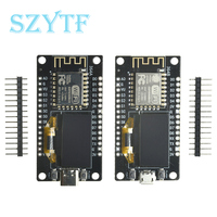 Nodemcu WiFi ESP8266 Development Board 0.96 Inch OLED Micro Type-C For Arduino