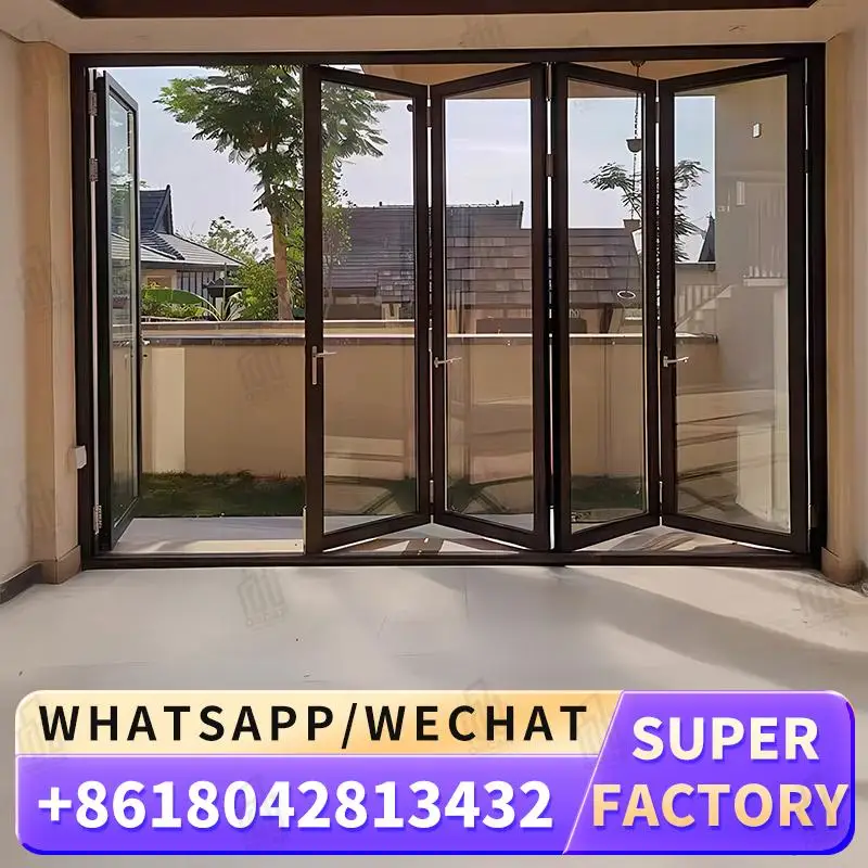 

Customizable Windows Foldable Door for European Commercial Spaces Innovative Factory Direct