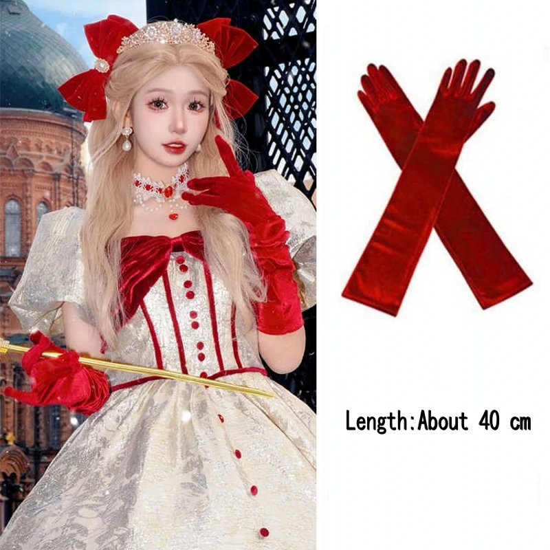 

Бархатные перчатки, длинные рождественские вечерние, день рождения, ужин, реквизит для фотосессии, свадебный аксессуар для вечернего платья