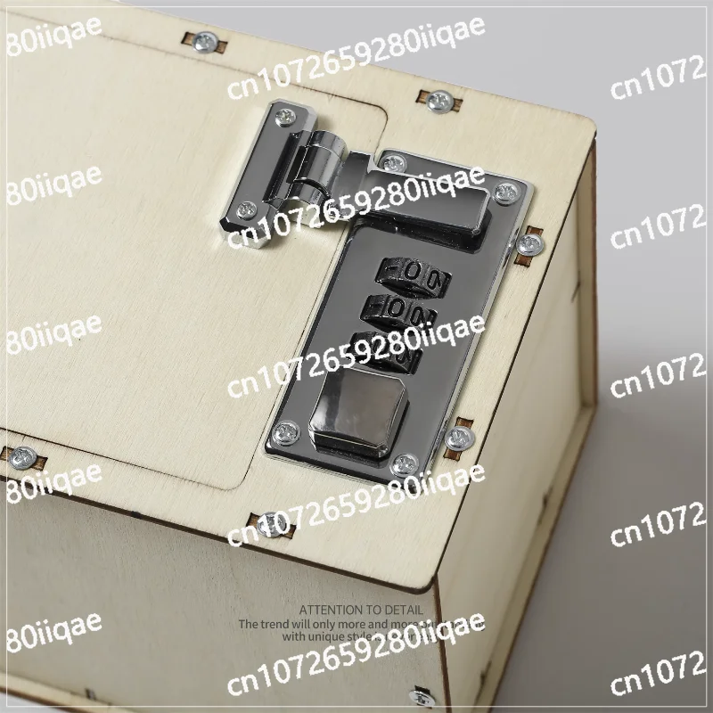 Safe hide some private money DIY handmade, mechanical, password box