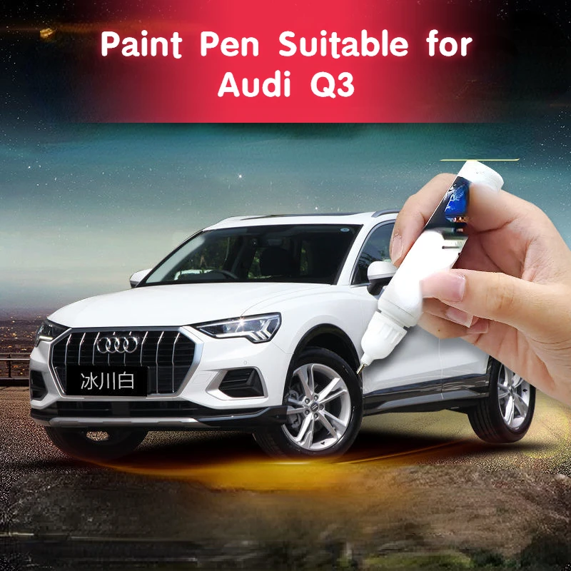 

Paint Pen Suitable for Audi Q3 Q3L Automobile Coating Paint Fixer Glacier White Bordeaux Red Special Original Paint Scratch