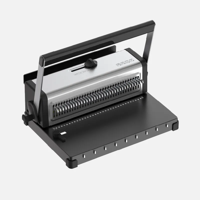 34 Holes 3:1 Multi-functional Wire Spiral Binding Machine With Optional Punching Modes
