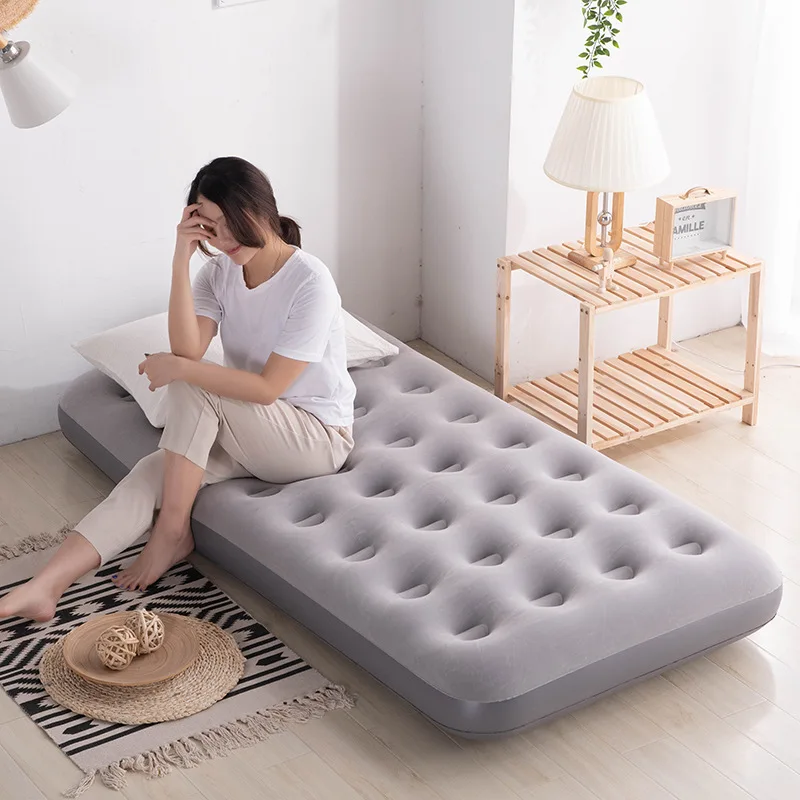 Inflatable Air Mattress,Cute Photo Prop Portable Blow-Up Air Sofa Bed for Indoor and Outdoor Use, Travel Bed for Camping, Garden