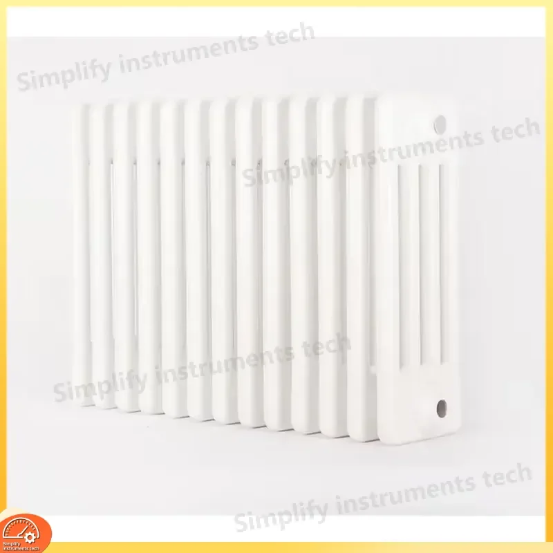 600mm White Steel Radiator 3 Column Horizontal Wall Mounted Heater Home Heating Panel Warmer Energy Saving Indoor