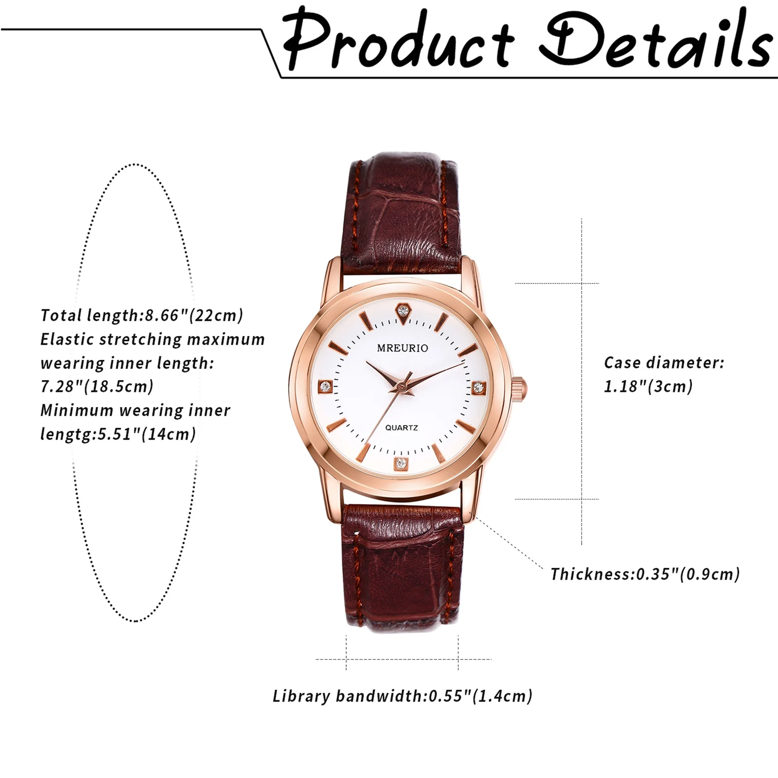 Lancardo Retro Business Classic Brown Leather Band Lovers Watch Men Women Luxury Couple Quartz Wristwatch Hours Relogio Feminino