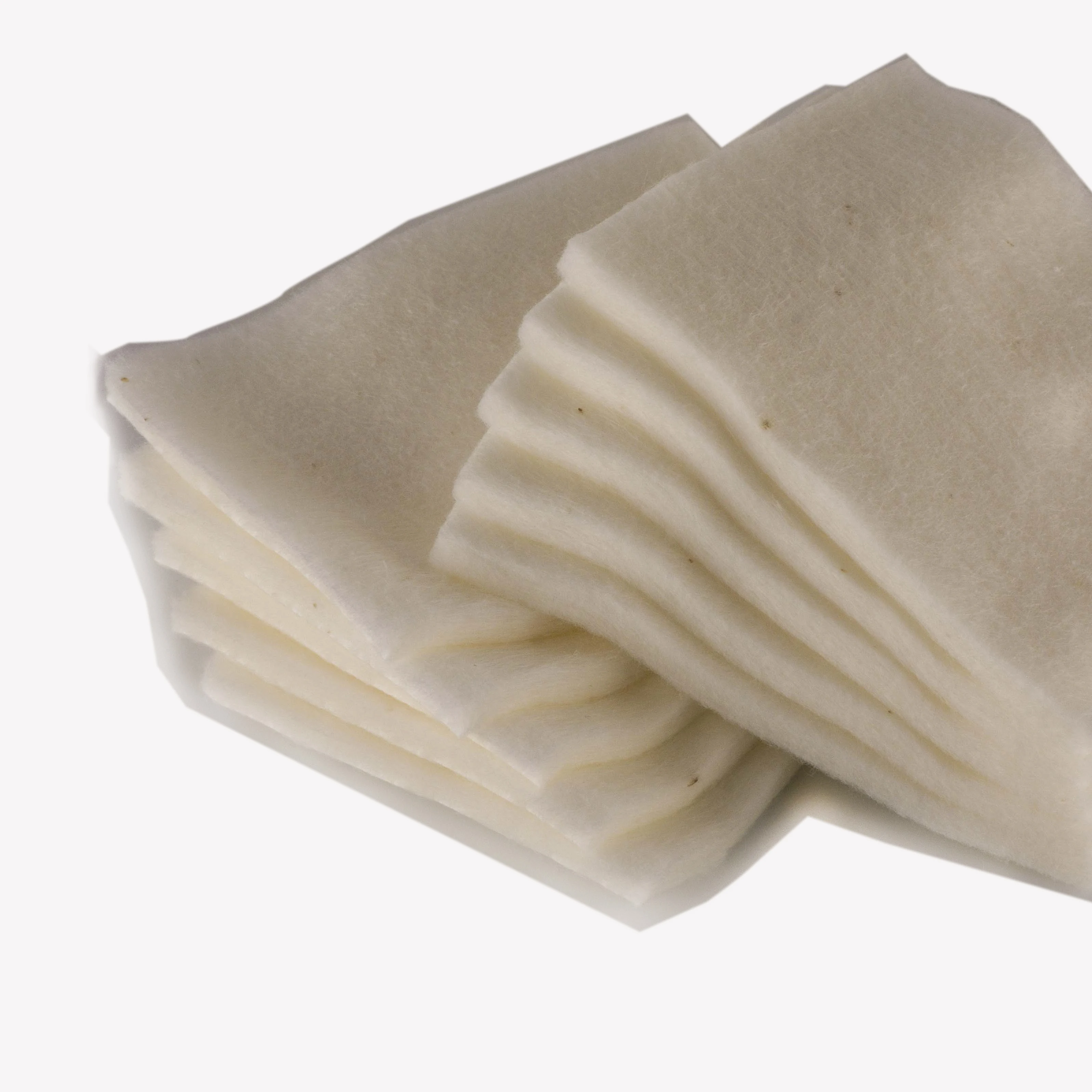 2Types Original Japanese Organic 100% Cotton Soft Pad 180 sheets 50x60mm Unbleached Cotton 60x80mm Bigger 40 Sheets Repacked