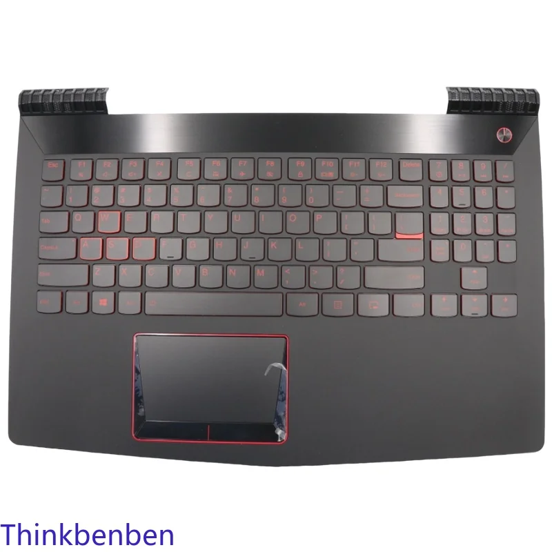 

US English Black Keyboard Upper Case Palmrest Shell Cover For Lenovo Legion R720 15 Y520 15 15IKBM 5CB0P24386