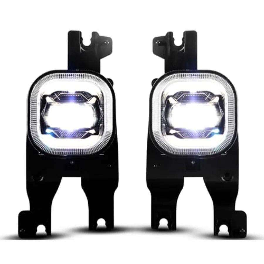 

LED Fog Light with Daytime Running Lights/Turn Signals for 2008 2009 2010 Ford F250 F350 F450 F550 Super Duty Bumper Driving Fo