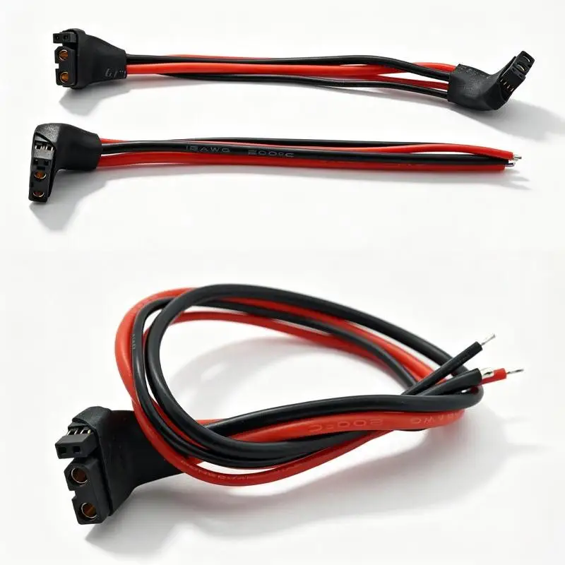 1PCS Micro Servo Motor Cable, XT30(2+2)-F Extension Cord, Straight,Right Angle For RC Car Drone Battery Charging
