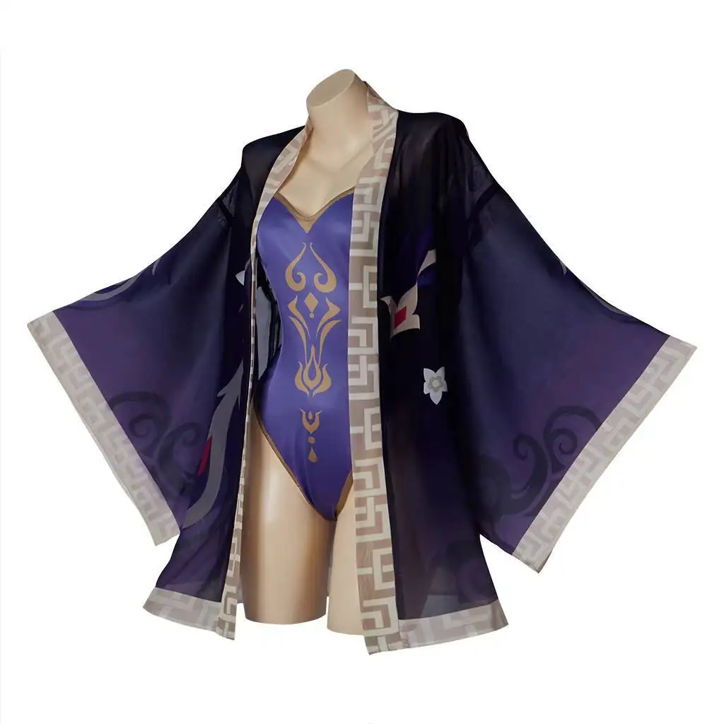 

Аниме сексуальный горячий комплект нижнего белья Genshin Impact Keqing косплей Liyue Qixing сексуальное нижнее белье порно школа порно используется для сексуальной активности