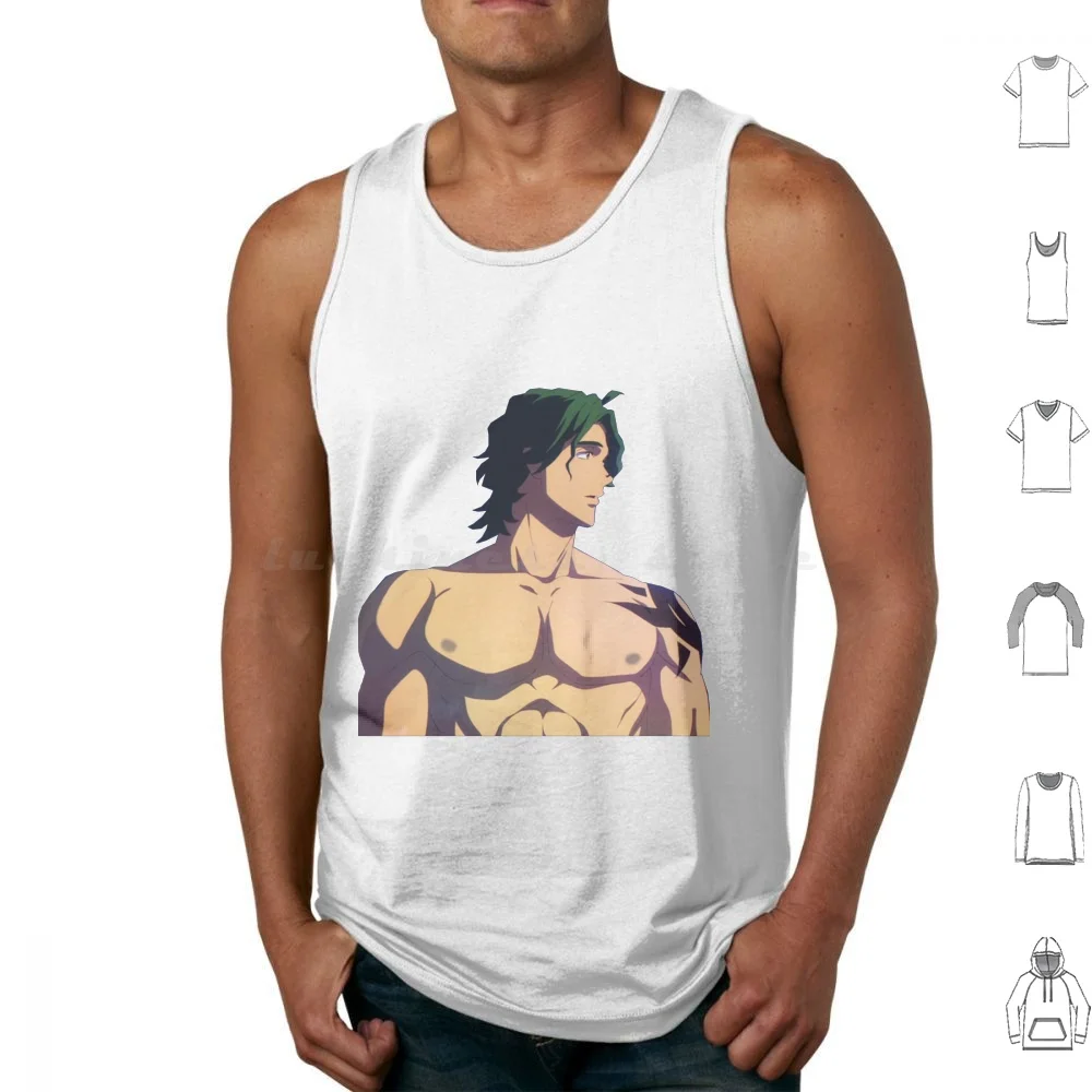 Kojiro Nanjo ( Joe ) Tank Tops Print Cotton Titties Anime Hentai Oppai Boobs Tits Sexy Lewd Ecchi Manga Erotic