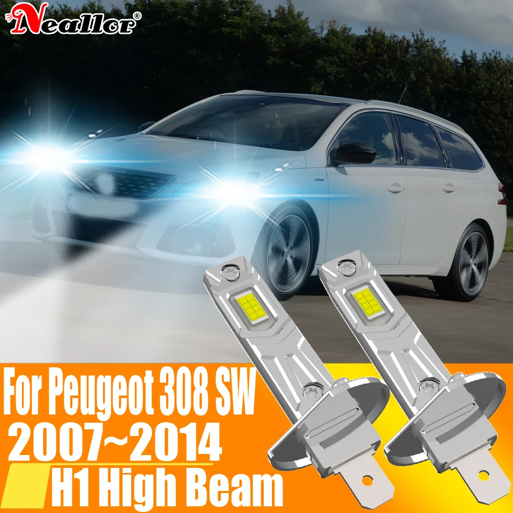 

H1 Led Headlight Canbus Bulb Car Light High Power Auto Fog Diode Moto Driving Running Lamp 12V 55W For Peugeot 308 SW 2007~2014