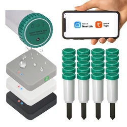Tuya Zigbee Bluetooth Wifi czujnik temperatury i wilgotności gleby Tester detektor ogrodowy do kryty rośliny zewnętrzne piloty