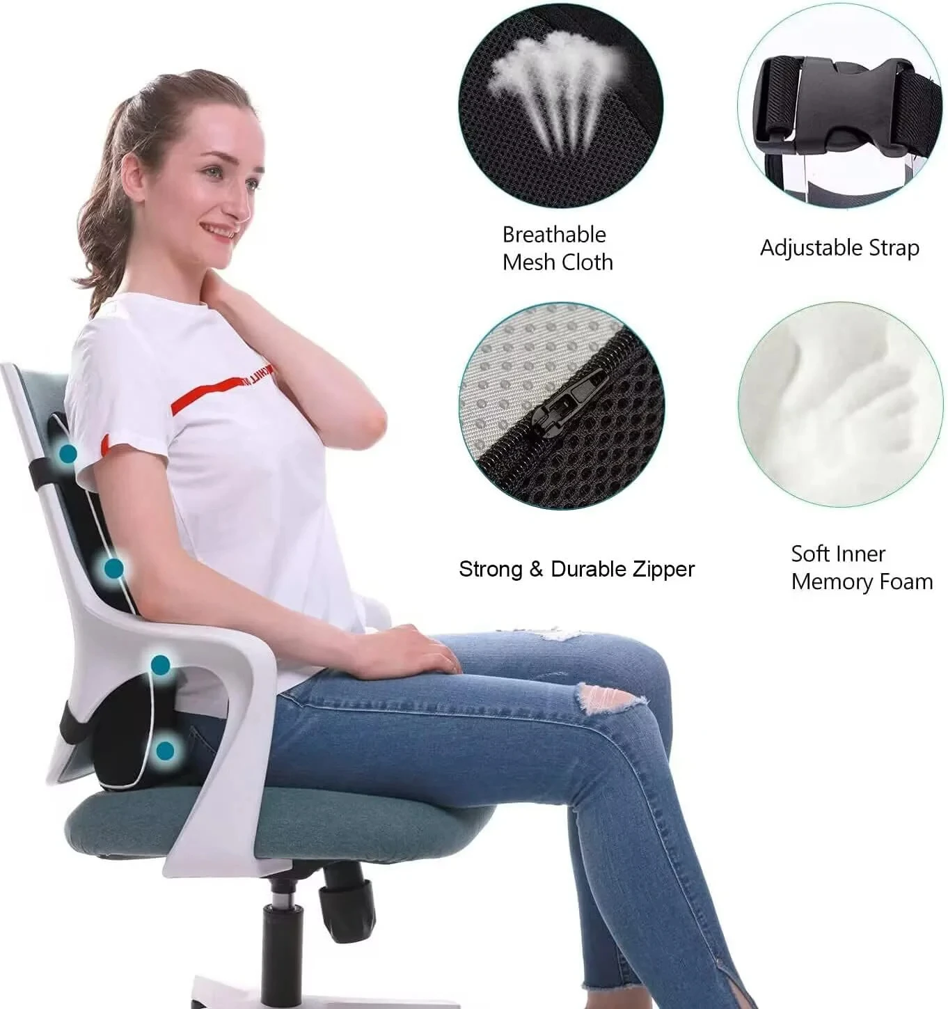 Car Seat Cushion/Waist Office  - огляд і ціна Office Furniture Heaven
