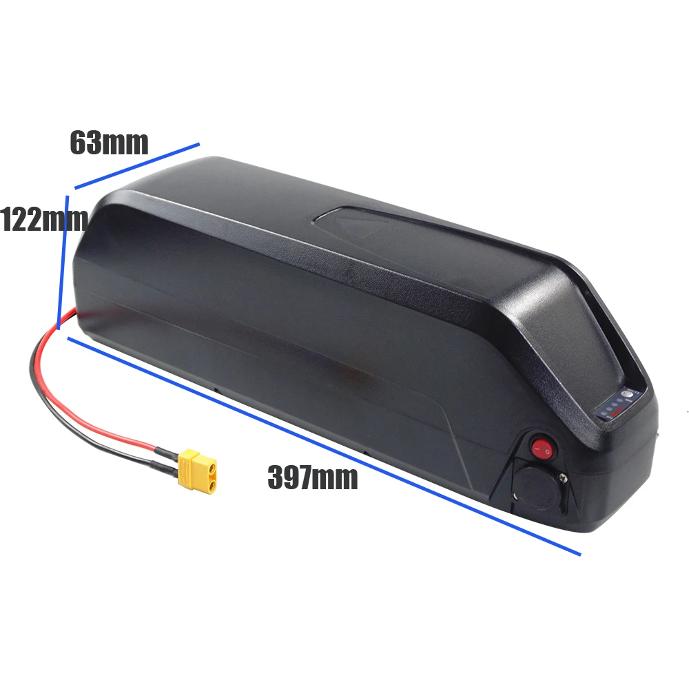 

Ridstar Q20 E-bike Down Tube Li-ion Rechargeable Ebike Battery 48v 52V 20Ah 36v 25Ah With Charger Mount Rail