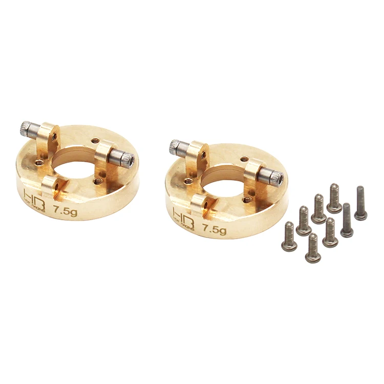Hot Racing KMC21H Brass Steering Knuckles Blocks 7.5g Each for 1/18 Kyosho Mini-Z 4x4 Jimny Crawler Pair