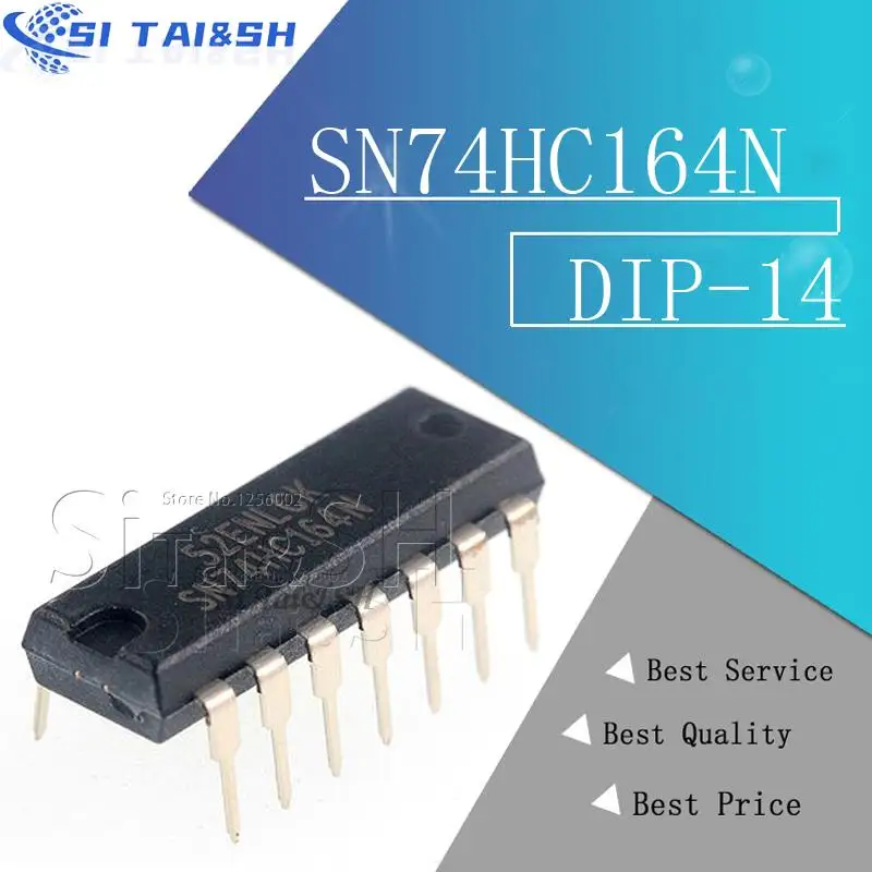 10PCS SN74HC164N DIP14 SN74HC164 DIP 74HC164N 74HC164 new and original IC