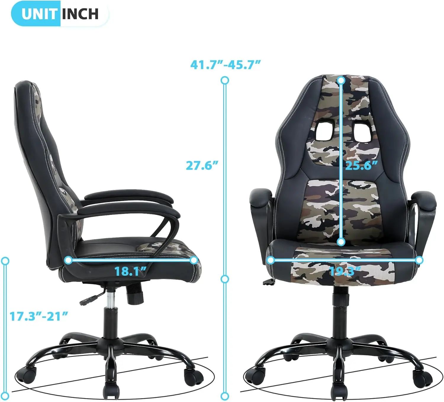 

Video Game Chairs, Computer Gaming Chair For Adults With Adjustable Height, Cheap Gamer Chair, Desk Chair Gaming Chair With