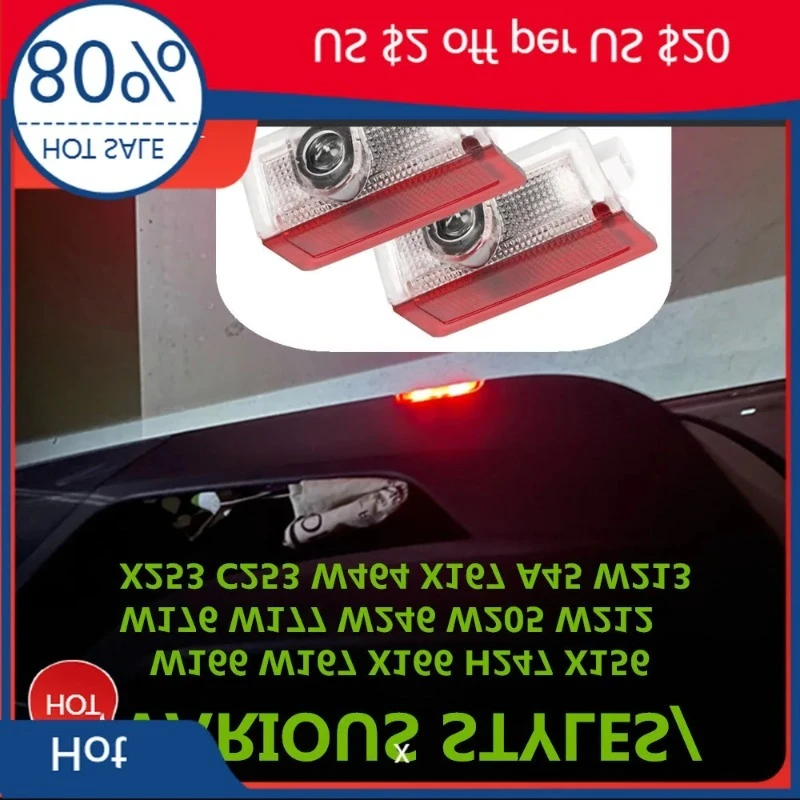 

Для MERCEDES-BENZ 2026, популярная автомобильная наклейка, новая светодиодная наклейка на дверь автомобиля, предупреждение, приветственный призрак, теневой светильник, аксессуары для Mercedes Benz W212 W2