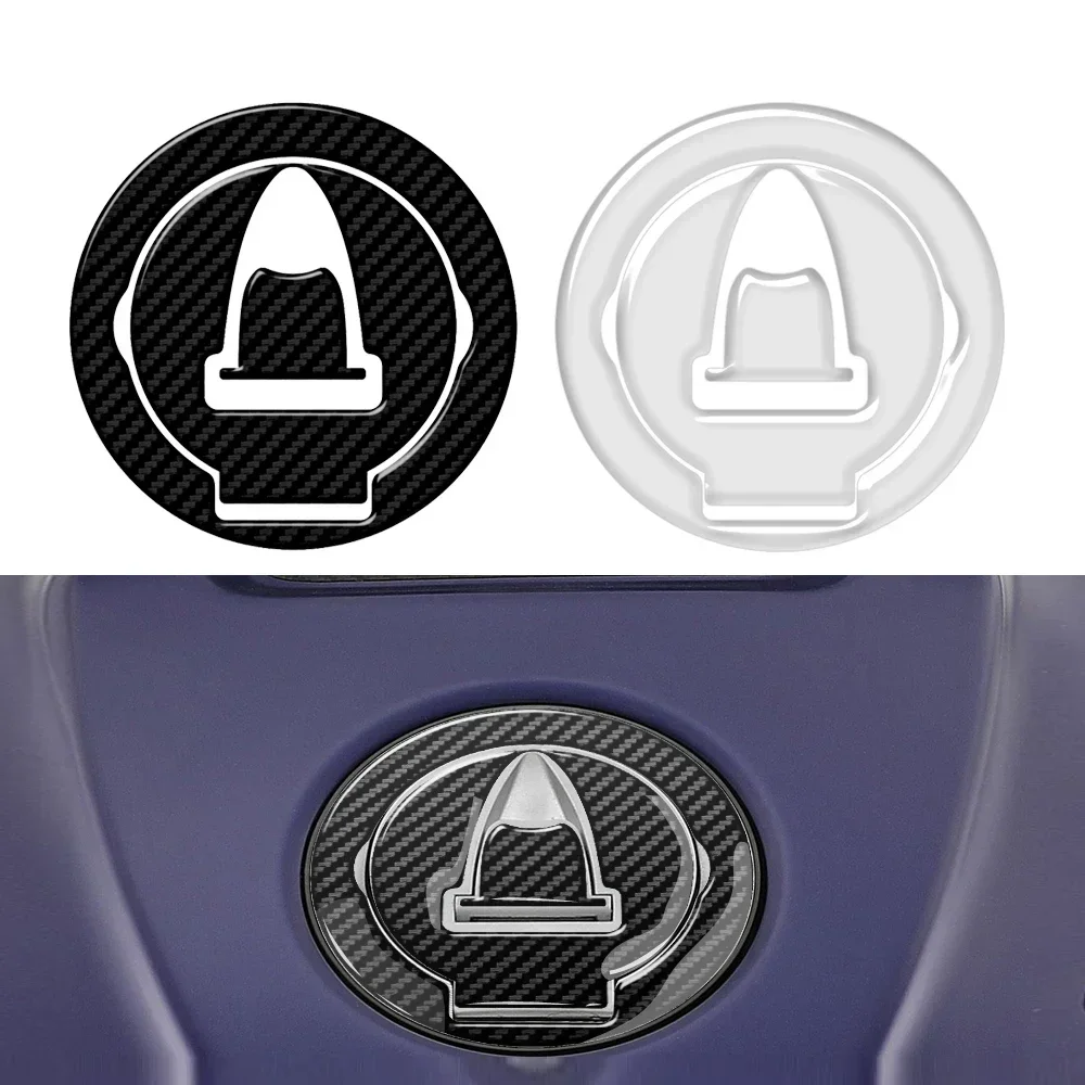 

For Aprilia Models From 2007 Motorcycle Fuel Cap Cover Decal Sticker Transparent Look